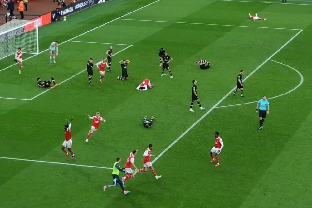 Nelson scores the winner vs Bournemouth