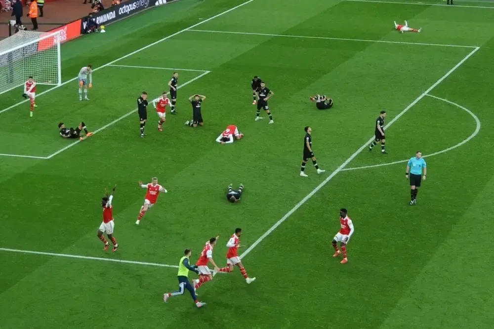 Nelson scores the winner vs Bournemouth